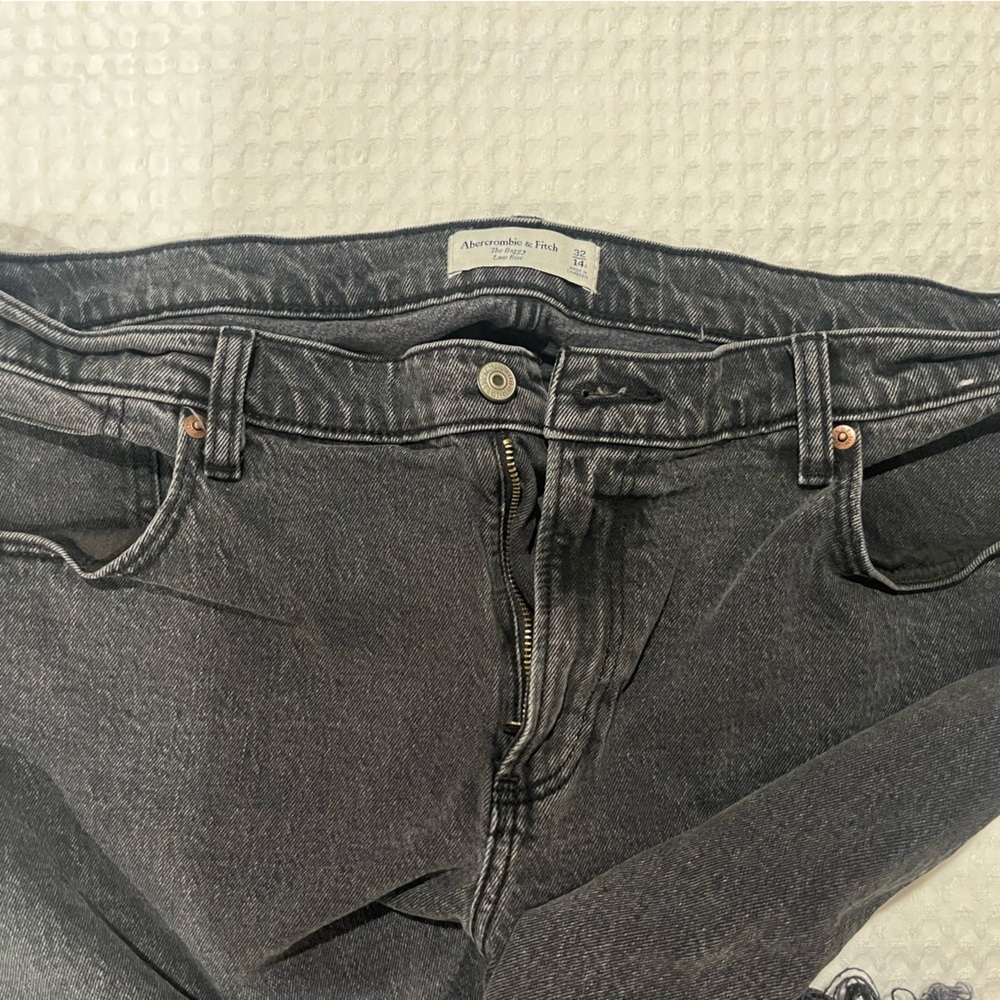 Abercrombie & Fitch Women's Dark Gray Jeans Overalls